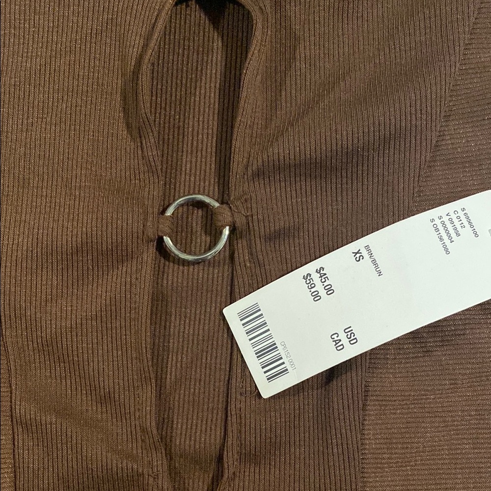Urban outfitters Brown Sleeveless Turtleneck Top - Picture 6 of 11